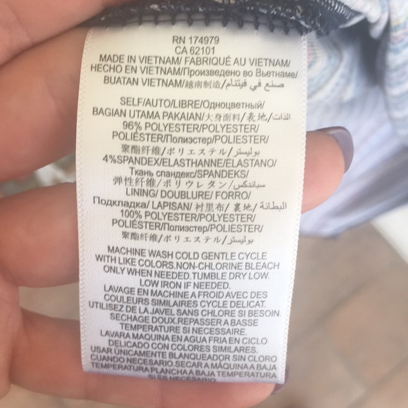 NWT multi navy stripe printed midi dress - Picture 4 of 6